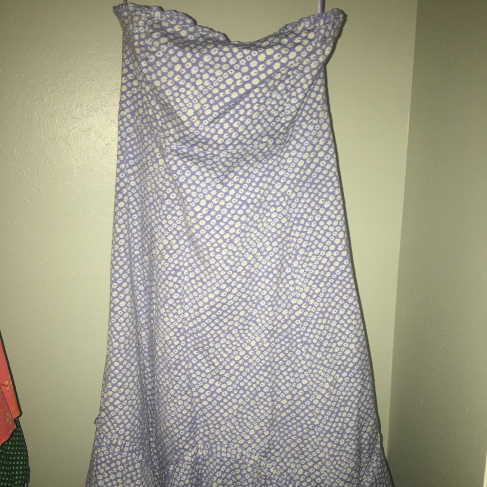 Anthropology Odille Strapless Dress